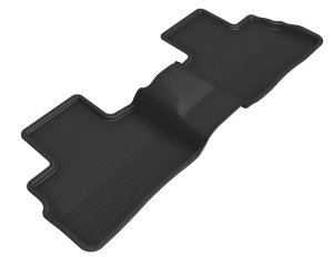 Nissan Sentra Floor Mat - Rear - 3D MAXpider - Kagu - Black - `20-`22